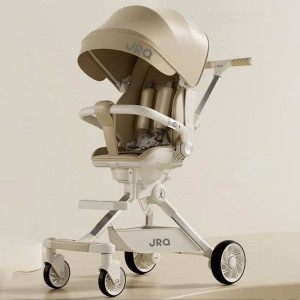 可折叠轻型铝合金框架婴儿车铝合金框架轻便折叠多种功能婴儿车坐卧双向