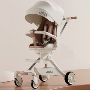 可折叠轻型铝合金框架婴儿车铝合金框架轻便折叠多种功能婴儿车坐卧双向