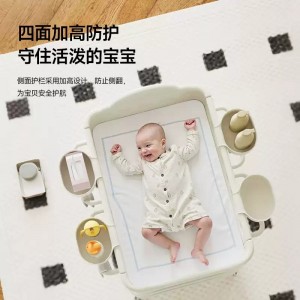 婴儿尿布台可折叠移动宝宝洗护中心多层收纳置物架尿布台婴儿护理台