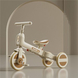 儿童三轮车多种功能轻便脚踏车宝宝玩具孩子童车自行车免充气可折叠