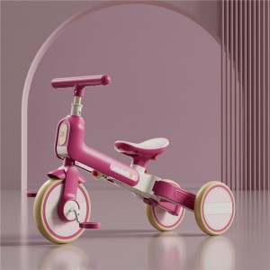 儿童三轮车多种功能轻便脚踏车宝宝玩具孩子童车自行车免充气可折叠