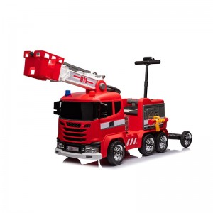儿童电动车六轮可遥控工程车溜娃宝宝小孩玩具车可坐大人亲子童车