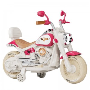 新款儿童电动车摩托车男女孩充电三轮车电瓶车宝宝可坐玩具车