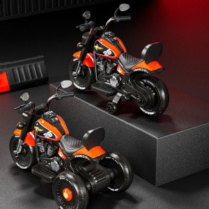 新款儿童电动车摩托车男女孩充电三轮车电瓶车宝宝可坐玩具车