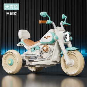 儿童电动车摩托车充电三轮车男女孩自驾电瓶车宝宝可坐玩具车