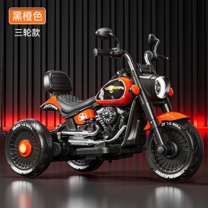 儿童电动车摩托车充电三轮车男女孩自驾电瓶车宝宝可坐玩具车