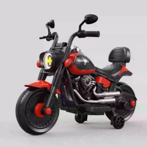 新款儿童电动车摩托车男女孩充电三轮车电瓶车宝宝可坐玩具车