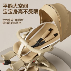 婴儿推车遛娃神器新生宝宝可坐可躺轻便可折叠双向景观儿童手推车