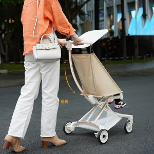 婴儿车折叠超轻高景观儿童溜娃车遛娃神器可坐可躺宝宝车婴儿推车