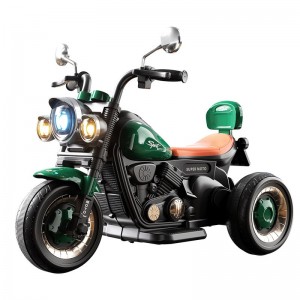 儿童电动摩托车可坐人可充电男女宝宝遥控玩具车户外三轮车