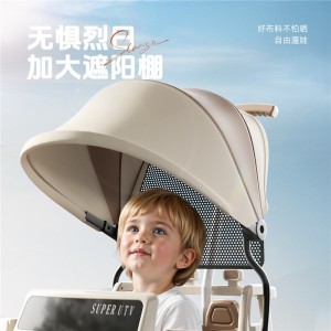 儿童电动越野车四轮双人双驱宝宝玩具汽车敞篷音乐遥控玩具车