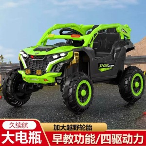 儿童电动车四轮遥控宝宝电动充电汽车越野车可坐人男小孩玩具童车