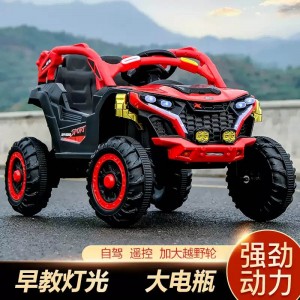 儿童电动车四轮遥控宝宝电动充电汽车越野车可坐人男小孩玩具童车