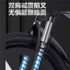 飞鸽儿童自行车6-10-15岁碟刹山地车男孩变速减震中学生女孩脚踏车