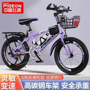 飞鸽（FG FLYING PIGEON）儿童自行车8-9-12-15岁中大童学生山地车