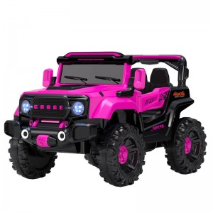 Children's electric car four-wheel remote control baby electric rechargeable car off-road vehicle can seat man and child toy stroller