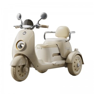 儿童电动摩托车三轮车男孩女宝宝车小孩可坐人充电双人遥控玩具车