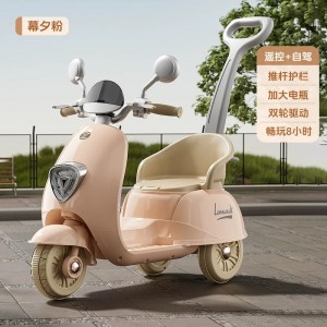 儿童电动摩托车男孩女宝宝三轮车双驱小孩玩具汽车可坐人充电大号