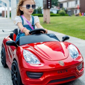 儿童电动车新款遥控可坐人四轮双驱玩具汽男女小孩宝宝摇摆婴幼充