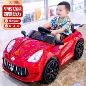 儿童电动汽车儿童电动车可坐人遥控摇摆四轮儿童玩具车