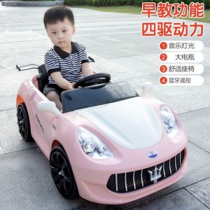 儿童电动汽车儿童电动车可坐人遥控摇摆四轮儿童玩具车