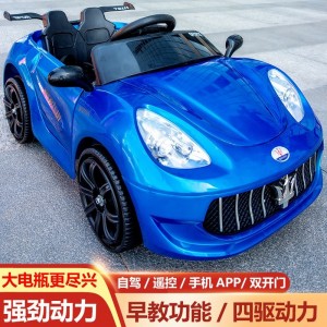 儿童电动汽车儿童电动车可坐人遥控摇摆四轮儿童玩具车