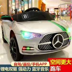 四轮汽车带遥控玩具车可坐人男女宝宝充电四驱摇摆童车儿童电动车