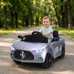 儿童电动汽车遥控车大款跑车四驱遥控汽车可坐男女宝宝1-14岁