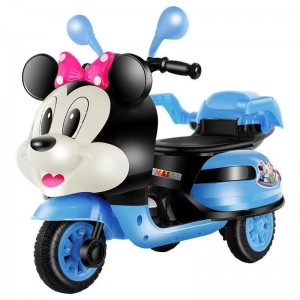 儿童电动车遥控摩托车可坐人充电瓶车手推车男女至岁宝宝三轮车