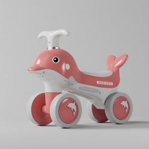 儿童滑行车可坐人四轮平衡车1-3岁男女宝宝滑步车溜溜车音乐灯光