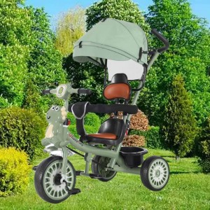 Children's tricycle, stroller, bicycle for 6 months to 6 years old, anti-rollover, can be ridden or ridden