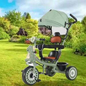 Children's tricycle, stroller, bicycle for 6 months to 6 years old, anti-rollover, can be ridden or ridden