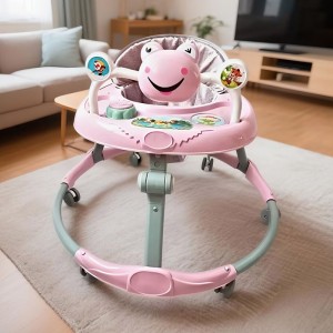 Manufacturers supply baby walkers with anti-rollover music, can sit on baby walkers with multi-function walkers