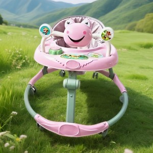Manufacturers supply baby walkers with anti-rollover music, can sit on baby walkers with multi-function walkers