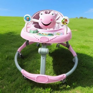 Manufacturers supply baby walkers with anti-rollover music, can sit on baby walkers with multi-function walkers