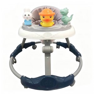 New infant walker, baby starter walker without O-leg, convenient storage, adjustable height