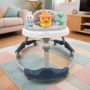 New infant walker, baby starter walker without O-leg, convenient storage, adjustable height