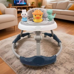 New infant walker, baby starter walker without O-leg, convenient storage, adjustable height