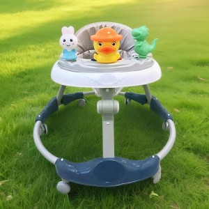 New infant walker, baby starter walker without O-leg, convenient storage, adjustable height
