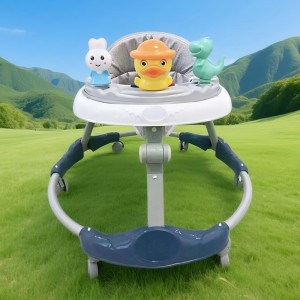 New infant walker, baby starter walker without O-leg, convenient storage, adjustable height