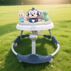 婴幼儿多种功能防侧翻学步车宝宝可坐可推学行车起步车