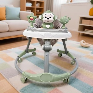 infant walker 3-6-18 month walker anti-fall anti-rollover foldable baby starter