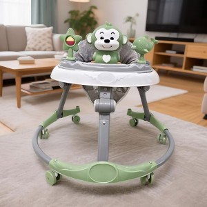 infant walker 3-6-18 month walker anti-fall anti-rollover foldable baby starter