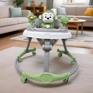 infant walker 3-6-18 month walker anti-fall anti-rollover foldable baby starter