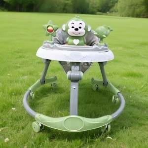infant walker 3-6-18 month walker anti-fall anti-rollover foldable baby starter