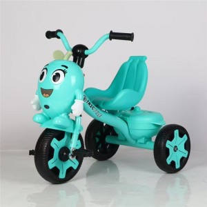 儿童卡通三轮车脚蹬玩具童车脚踏车带音乐灯光手推车