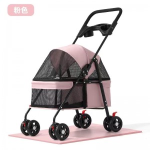 宠物推车轻便可折叠外出小推车猫狗出行手推车小型犬户