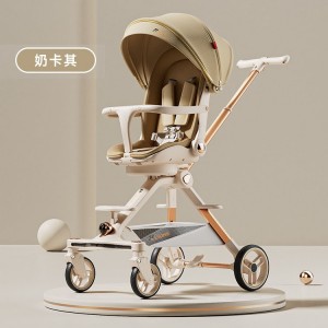 遛娃神器宝宝0-6岁可坐可躺轻便折叠高景观双向儿童溜娃婴儿推车
