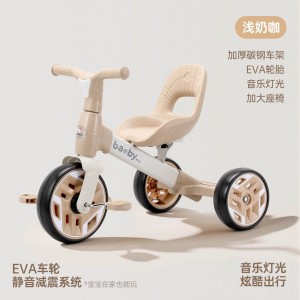 儿童三轮车宝宝婴儿手推车幼儿脚踏车小孩童车自行车现货