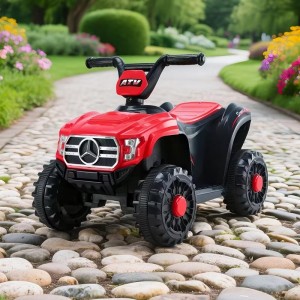 流行的儿童 ATV 车辆玩具单电机 6V4AH 可充电电池适合 3 至 8 岁男女通用